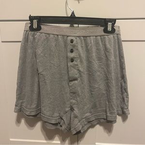 Medium size grey Victorias secret sleep shorts